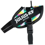 Julius - K9 IDC Powerharness Retro - koerarakmed helkuritega, v&auml;rviliste kolmnurkadega