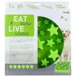Eat Slow Live Longer Star L - koerte ruudukujuline kauss, mis aeglustab s&ouml;&ouml;mist, t&auml;hed