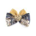 Blovi Bow Glamour satiinist lips kuldse roosimotiiviga