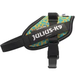 Julius - K9 IDC Powerharness Leopard - koerte rakmed helkuritega, kollane muster - Mini - Mini