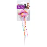 Flamingo Kass Howi Pall Lintidega - kummipall kassidele, karvade, lintide ja kellukestega