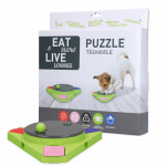 Eat Slow Live Longer Puzzle Kolmnurk - koerte intelligentsusm&auml;nguasi, kolmnurk