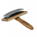 Bamboo Groom Slicker Brush - bambusest slicker-hari suurtele koertele ja kassidele
