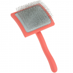 Chris Christensen Big G Slicker Brush - pikkade piidega puudlihari, korallpunane