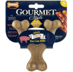 Nylabone Gourmet Wishbone Bacon - vastupidav n&auml;rimism&auml;nguasi koertele, intensiivse peekonimaitsega