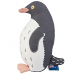 Resploot Cuddlers Eye Penguin - pehme m&auml;nguasi koertele, pingviin valmistatud taaskasutatud materjalidest, piiksuga