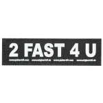 Julius - K9 2 Fast 4 You embleem 2tk - takjapael Julius K9 rakmetele