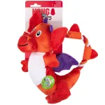 KONG Dragon Knots - pehme draakon koertele, m&auml;nguasi n&ouml;&ouml;riga sees