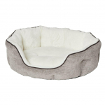 MidWest QT Deluxe Tulip Pesakast Taupe - koeravoodi k&otilde;rgete k&uuml;lgedega, beež