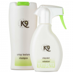 K9 Crisp Texture Komplekt - hooldustooted karedakarvalistele koertele ja kassidele