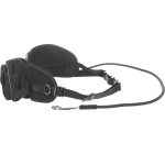 Flamingo Janko jooksurihm - k&auml;ed-vabad rihm, elastne n&ouml;&ouml;r ja taskuga puusav&ouml;&ouml;, koeraga jooksmiseks, must