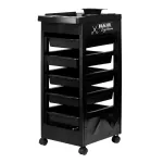Activ Hair System 8 - 5 - mobiilne hooldusassistent 5 sahtli ja riiuliga, valmistatud plastikust