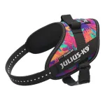 Julius - K9 IDC Powerharness Vibe - koerarakmed helkivate omadustega, peopesamustriga