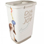 Flamingo June Toidut&uuml;nn 23.3L - koeratoidu konteiner k&uuml;hvliga