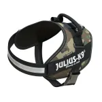 Julius - K9 IDC Powerharness Kamuflaaž - k&otilde;rgekvaliteediline rakmed koertele kamuflaaži/khaki v&auml;rvi