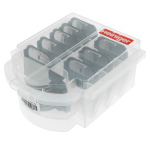 Heiniger Snap-On metallkammide komplekt - professionaalne metallist kammide komplekt kohvris