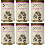 Simpsons Premium Puppy Turkey, Duck & Venison Casserole - wet food for puppies, with turkey, duck, venison, and vegetables, grain-free