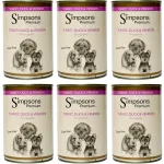 Simpsons Premium Puppy Turkey, Duck & Venison Casserole - wet food for puppies, with turkey, duck, venison, and vegetables, grain-free