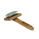 Bamboo Groom pehme slicker-hari v&auml;ike - bambusest slicker-hari turvaliste piidega, v&auml;ikestele koertele ja kassidele