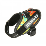 Julius - K9 IDC Powerharness Crazy - kvaliteetne rakmed, koera rakmed, hullumeelne muster