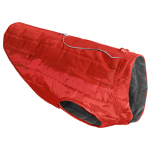 Kurgo Loft Jope Punane/S&uuml;si - p&ouml;&ouml;ratav veekindel koerajope, punane ja s&uuml;si