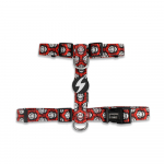 Dashi La Casa De Papel Mask Tagasi Rakmed - reguleeritav kaitserakmed koertele, inspireeritud sarjast Rahap&ouml;&ouml;re, punane