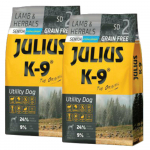Julius K - 9 Lamb & Herbals Senior - teraviljavaba toit vanematele ja &uuml;lekaalulistele koertele, lambaliha koos &uuml;rtidega