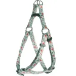 Flamingo rakmed Step&Go Samar Light - koerte step-in rakmed, nailon, flamingo muster, lehed, helesinine