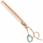 Kenchii Rose Chunkers - rose gold grooming thinning shears with 25 teeth