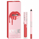 Kylie Cosmetics matt vedel huulepulk + huulelainer komplekt - meigikomplekt 354 Until Further Notice