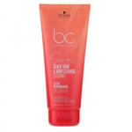 Schwarzkopf Professional BC Bonacure Sun Protect peanaha, juuste ja keha puhastusvahend kookosega 200ml