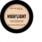 Rimmel High'light Buttery Soft s&auml;rapuuder 8g 001 Stardust