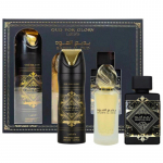 Lattafa Perfumes Bade'e Al Oud For Glory Gift Set EDP 100 ml, deospray 200 ml and hair mist 50 ml 100ml