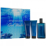 Davidoff Cool Water Man United kinkekomplekt EDT 125 ml habemeajamisj&auml;rgne palsam 75 ml Cool Water ja Cool Water du&scaron;igeel 75 ml 125 ml + 75 ml + 75 ml