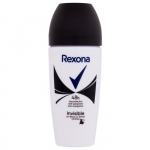Rexona MotionSense Invisible Black + White rulldeodorant 50ml