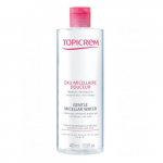 Topicrem Gentle Micellar Water on &otilde;rn puhastav mitsellaarvesi tundlikule nahale ja silmadele. 200ml