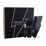 Carolina Herrera Bad Boy kinkekomplekt EDT 100 ml, du&scaron;igeel 100 ml ja mini EDT 10 ml 100 ml + 100 ml + 10 ml
