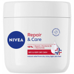 Nivea &bdquo;Repair & Care 15%&ldquo; kūno kremas &ndash; drėkinamasis kūno kremas 400ml