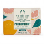 The Body Shop Rožinių greipfrutų valomasis veido ir kūno muilas - kietasis muilas veidui ir kūnui 100.0g