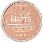 Rimmel Stay Matte matt pressitud puuder, 14 g 006 Warm Beige