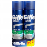 Gillette Series raseerimisgeel Duopack &ndash; kinkekomplekt tundlikule nahale m&otilde;eldud raseerimisgeelidega 200ml