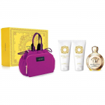 Versace Eros Pour Femme kinkekomplekt EDP 100 ml, kehakreem 100 ml, du&scaron;igeel 100 ml ja kott 100 ml + 100 ml + 100 ml +  ir hirbag