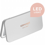 Concept KZ2010 - Kosmeetiline taskupeegel LED-valgustusega, valge Default Title