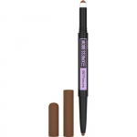 Maybelline Brow Satin Duo kulmupliiats ja t&auml;itepuuder - kulmupliiats 0,71 ml Dark Brown