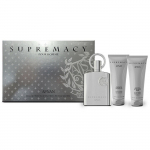 Afnan Supremacy Silver kinkekomplekt EDP 100 ml, du&scaron;igeel 100 ml ja habemeajamisj&auml;rgne palsam 100 ml 100 ml + 100 ml + 100 ml