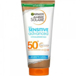 GARNIER Ambre Solaire Sensitive t&auml;iustatud h&uuml;poallergeenne piim SPF50+ 175ml