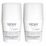 Vichy deodorant-antiperspirant 48 tundi (2 tk.) - rulldeodorant tundlikule ja &auml;rritunud nahale, toimib 48 tundi. 50ml