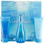 Davidoff Cool Water Woman Great kinkekomplekt EDT 100 ml kehakreem 75 ml Cool Water ja Cool Water du&scaron;igeel 75 ml 100 ml + 75 ml + 75 ml