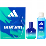 Adidas Vibes Energy Drive kinkekomplekt EDP 50 ml ja du&scaron;igeel 100 ml 50 ml + 100 ml
