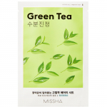 Missha Airy Fit Sheet Mask Green Tea &ndash; rahustav lehtmask rohelise teega 19.0g